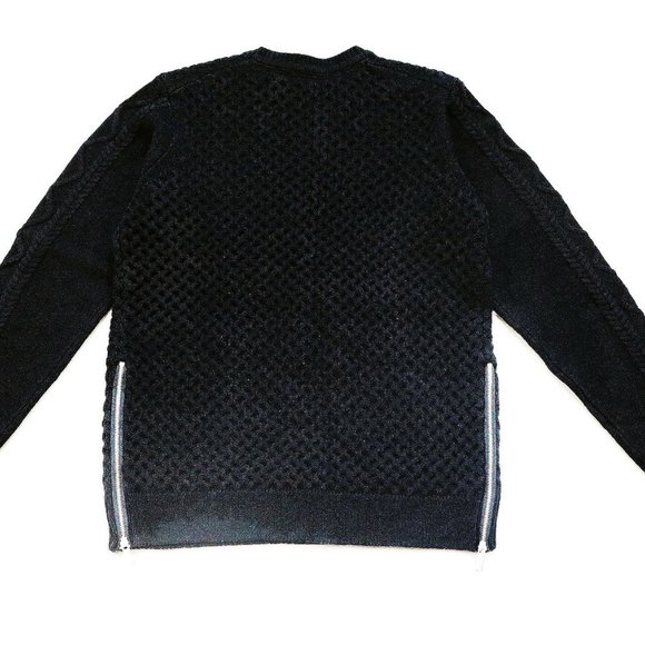 KARL LAGERFELD Heavyweight Knit Back Zipper Sweater - Picture 5 of 5